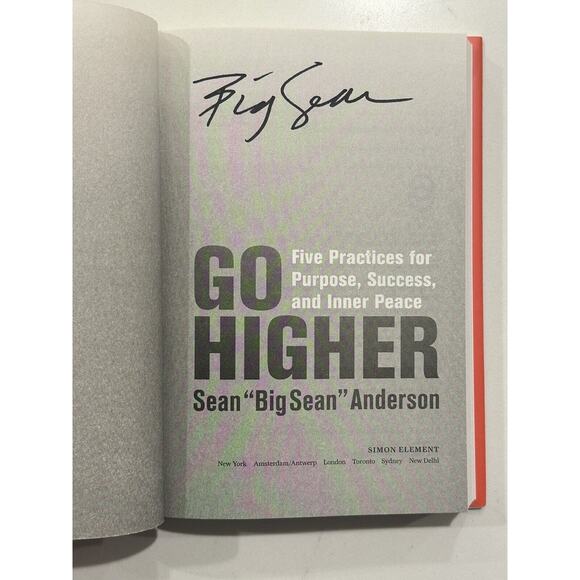 SIGNED Go Higher by Big Sean, Autographed, new, platinum artist, Finally Famous - Picture 3 of 10